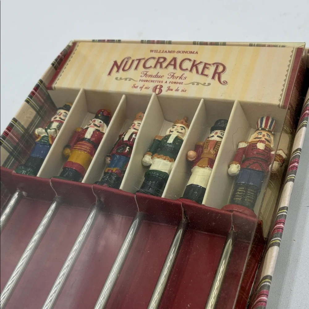 Williams Sonoma Nutcracker Fondue Skewers - Set of 6
